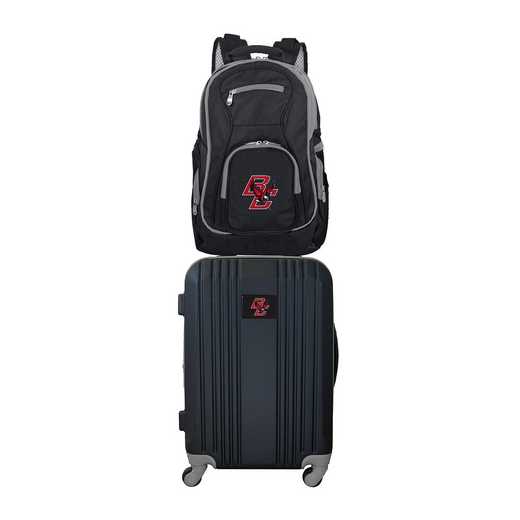 CLBCL108: NCAA Boston College Eagles 2 PC ST Luggage / Backpack